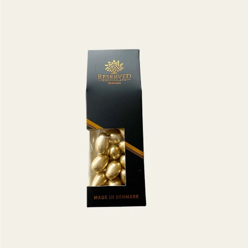 Chokolade mandel- vintage guld