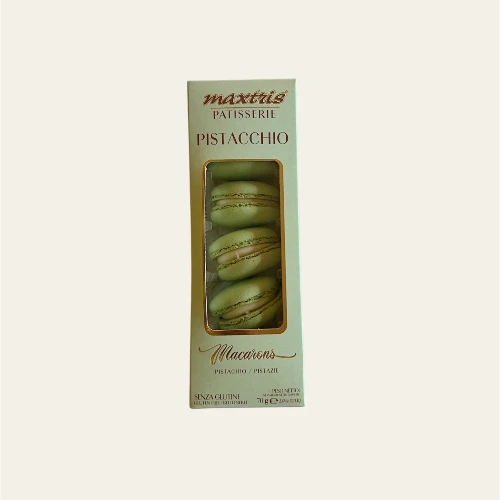 Italienske macarons med pistacie
